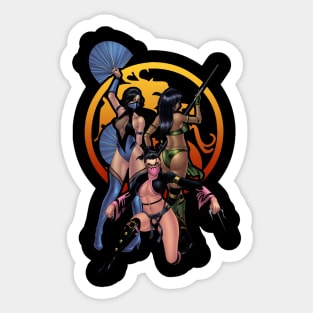 Kitana, Mileena and Jade Sticker
